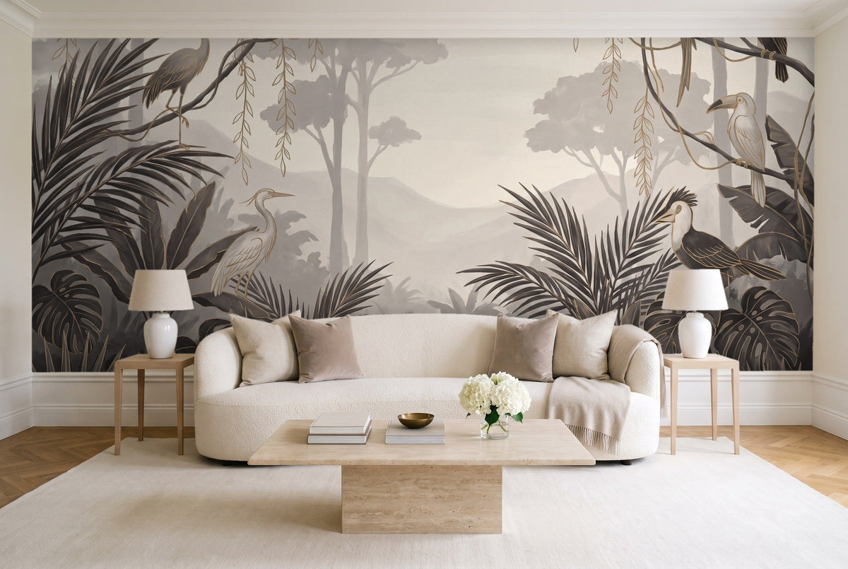 Raffles, Etching in a living room