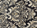 Black Damask Mural