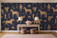 Charger, Lapis in an entryway
