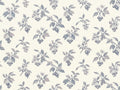 Blue And Grey Cherry Botanical Mural