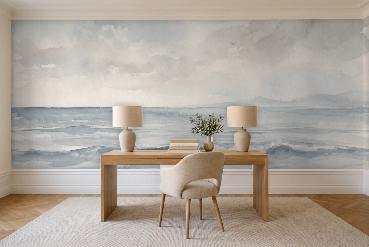 Seascape, Slate in a home office