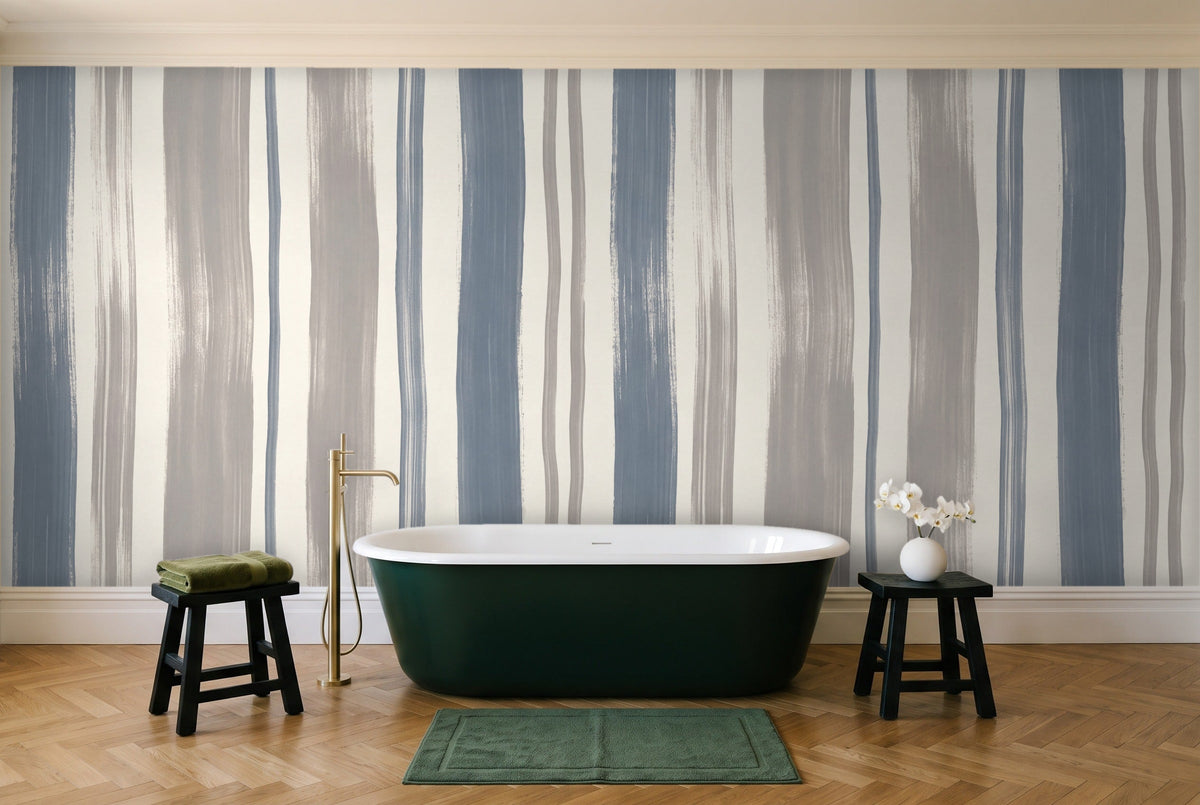 Marinière, Slate in a bathroom