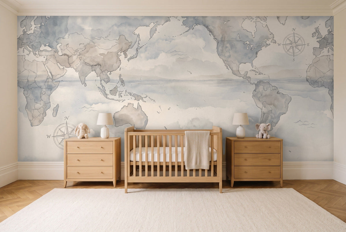 Cartographer, Slate in a nursery