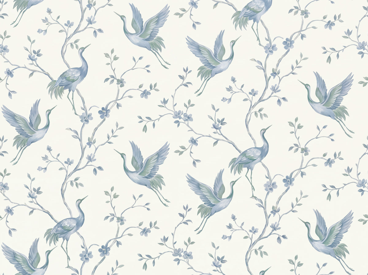 Blue Crane Animal Mural design