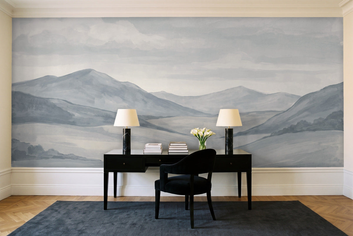 Whitmoor, Cornflower in a home office