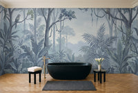 Banyan, Cornflower in a bathroom