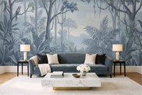 Banyan, Cornflower in a living room