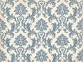 Blue Scroll Damask Mural