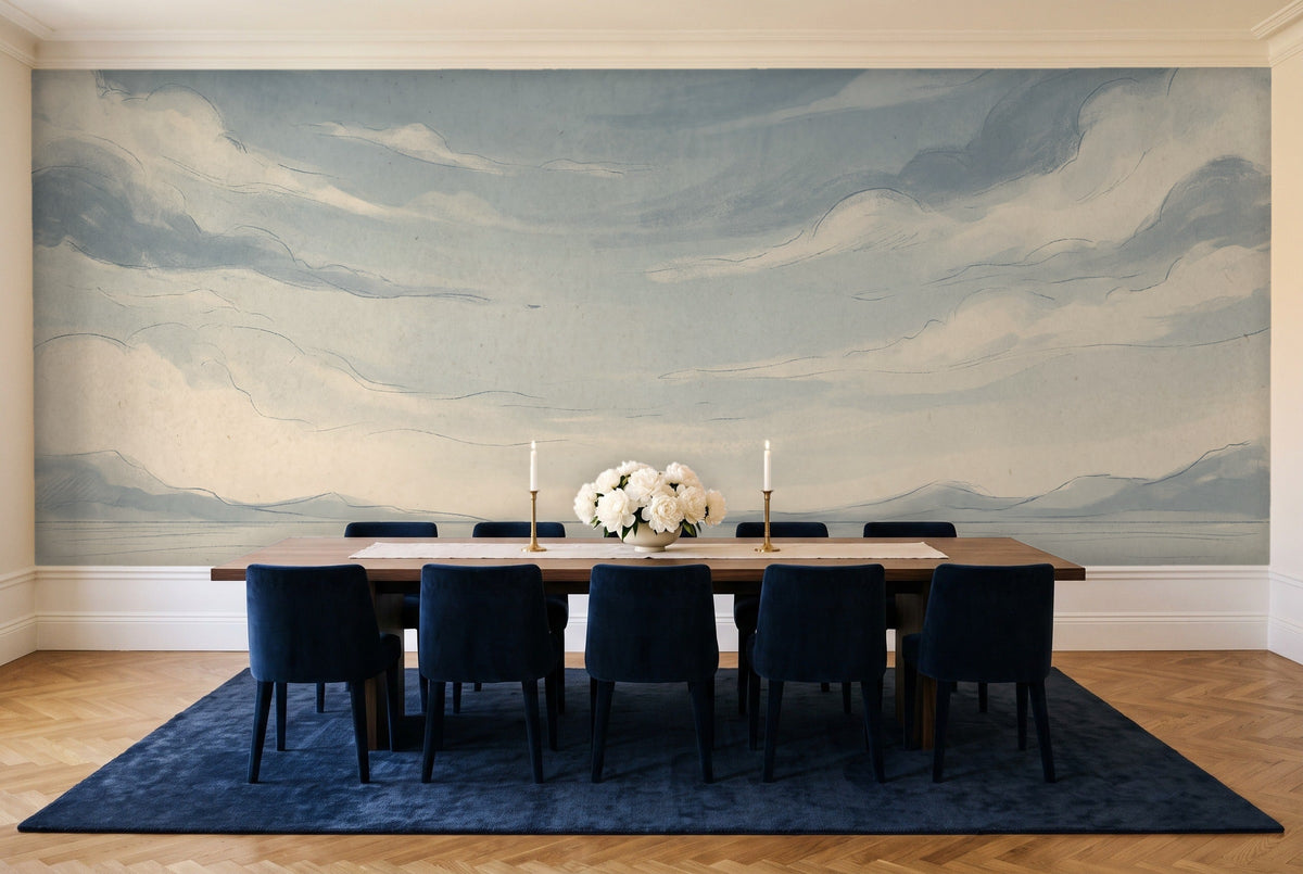 Stratford, Cornflower in a dining room