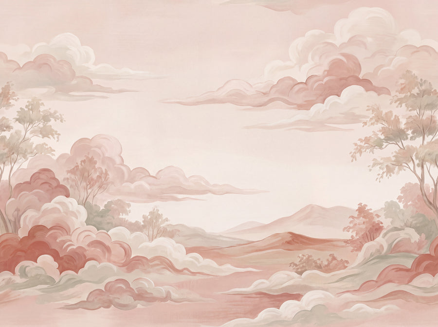 Naiad, Blush, preview of the area printed on your wall