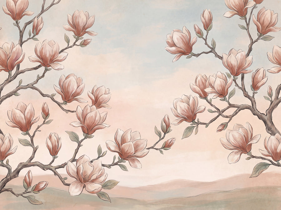 Merrifield, Blush, preview of the area printed on your wall