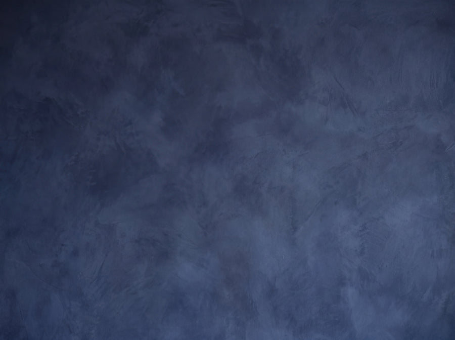 Navy Plaster Texture Mural