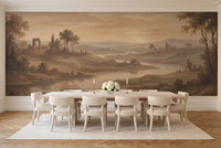 Emberley, Terracotta in a dining room