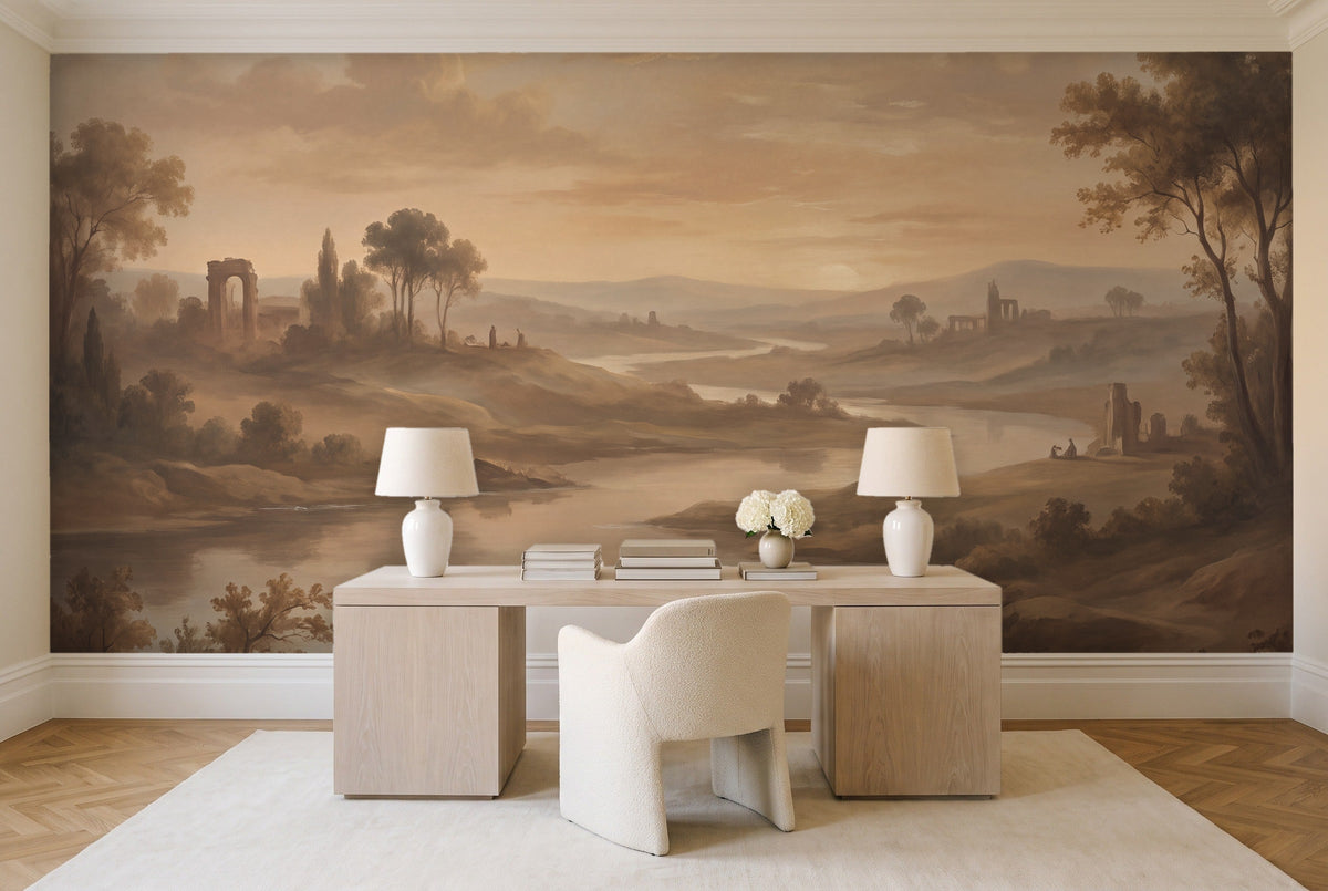 Emberley, Terracotta in a home office