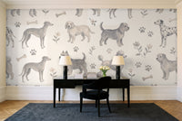 Basset, Stone in a home office