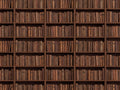 Clay Bookshelf Library Mural