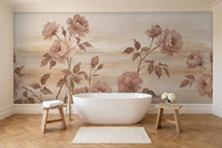 Rosamund, Clay in a bathroom