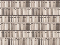 Cream Bookshelf Library Mural design