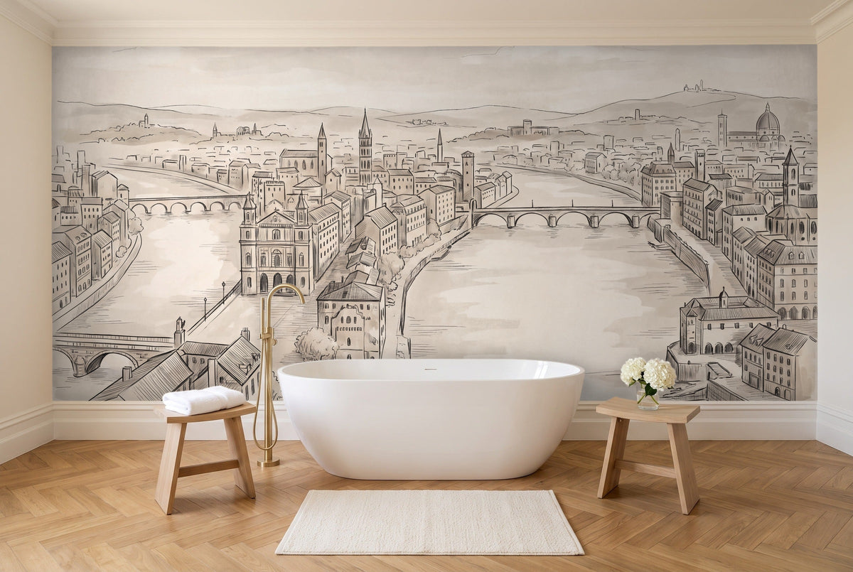 Fleet Street, Linen in a bathroom