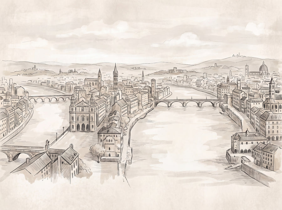 Fleet Street, Linen, preview of the area printed on your wall