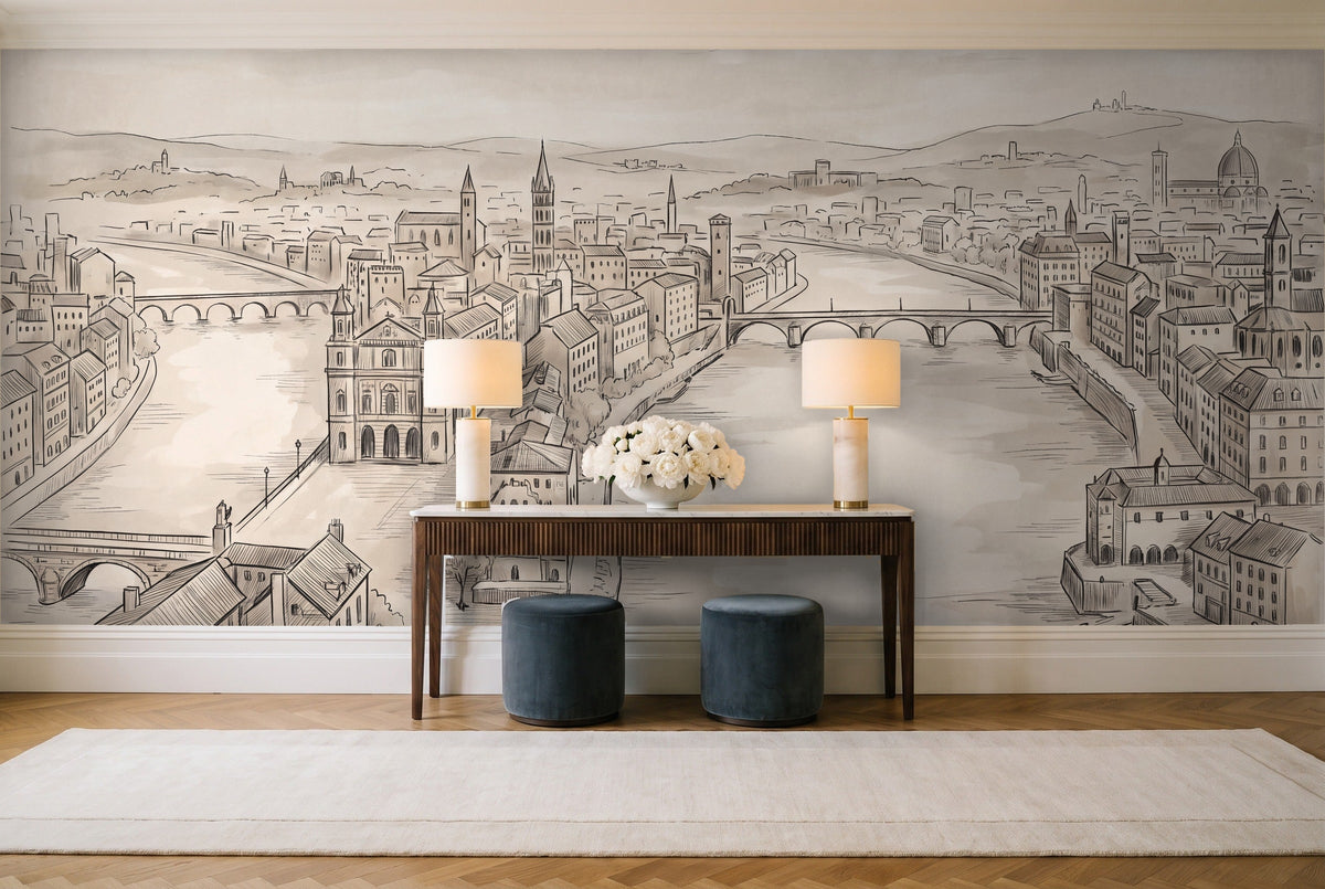Fleet Street, Linen in an entryway