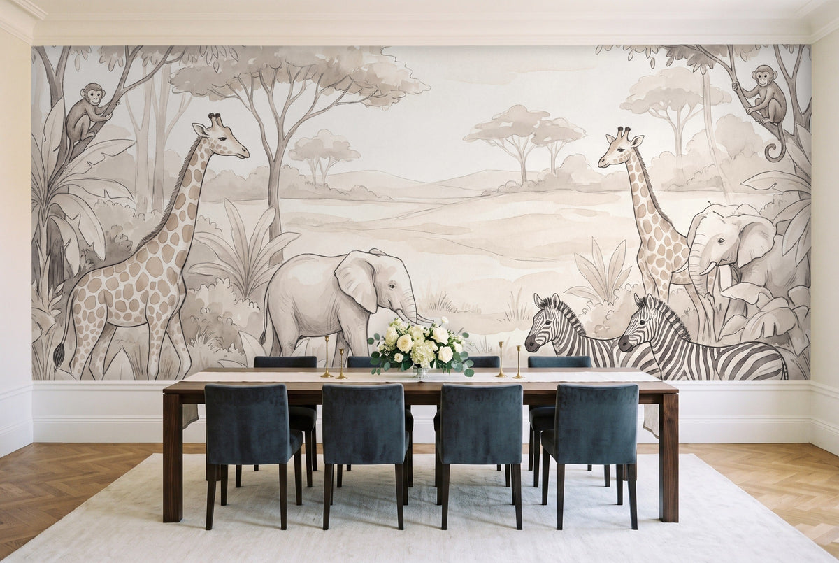 Kinloch, Linen in a dining room