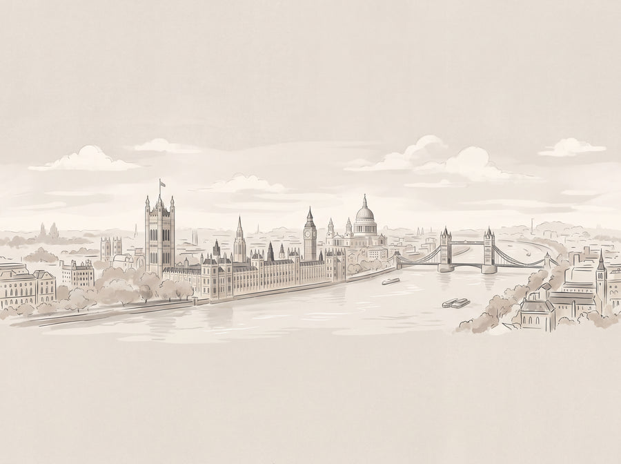 Fleet, Linen, preview of the area printed on your wall