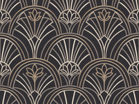Black Art Deco Mural design