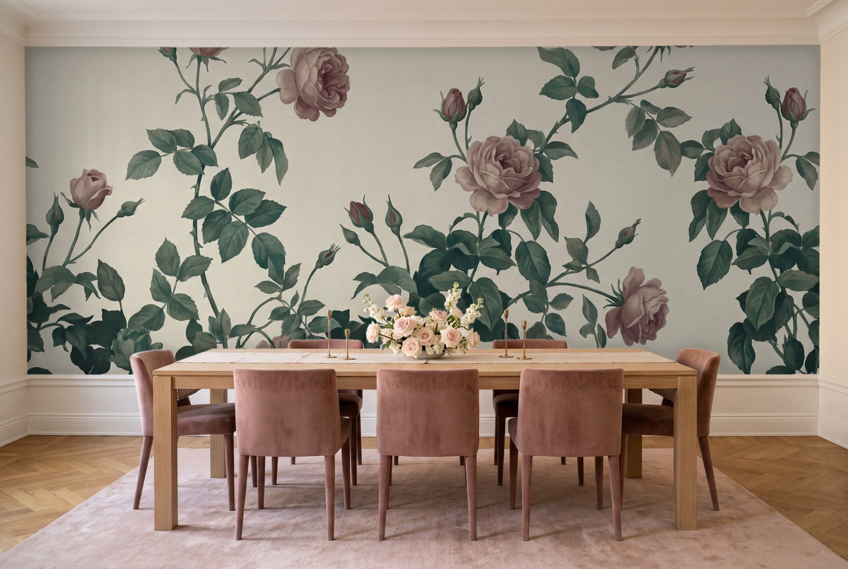 Mortimer, Jade in a dining room
