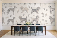 Basset, Stone in a dining room