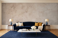 Beige Plaster Texture Mural in a living room