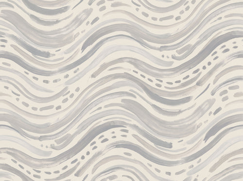 Grey Stripe Mural sample on the real paper