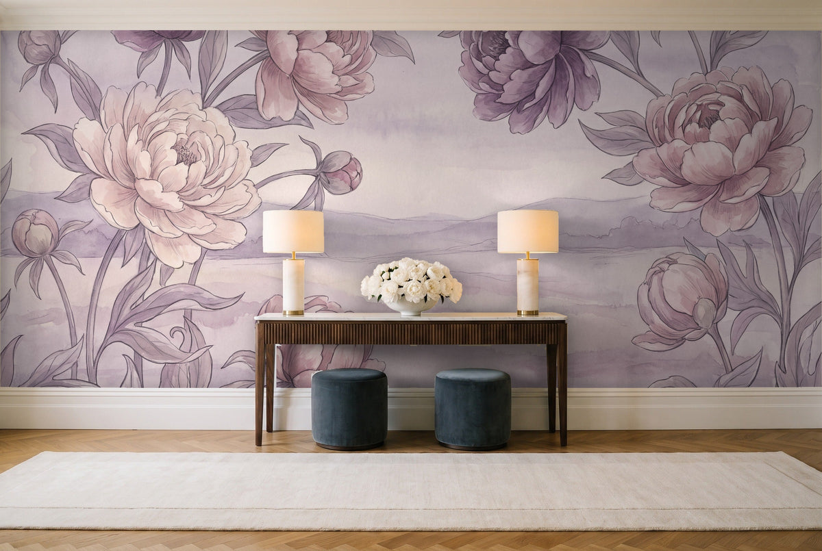 Paeonia, Heather in an entryway