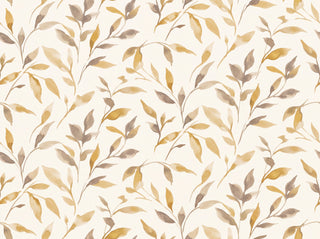 Mustard Leaf Botanical Mural sample