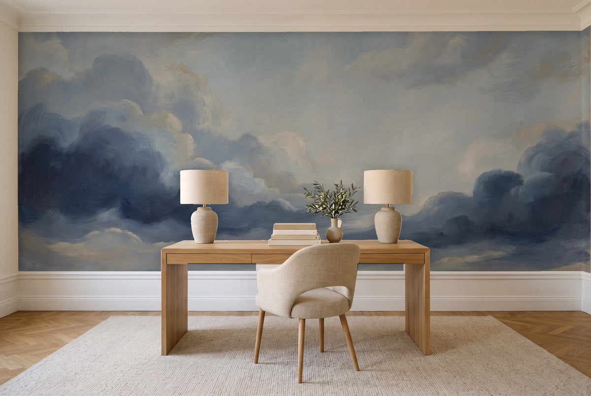 Skyscape, Midnight in a home office