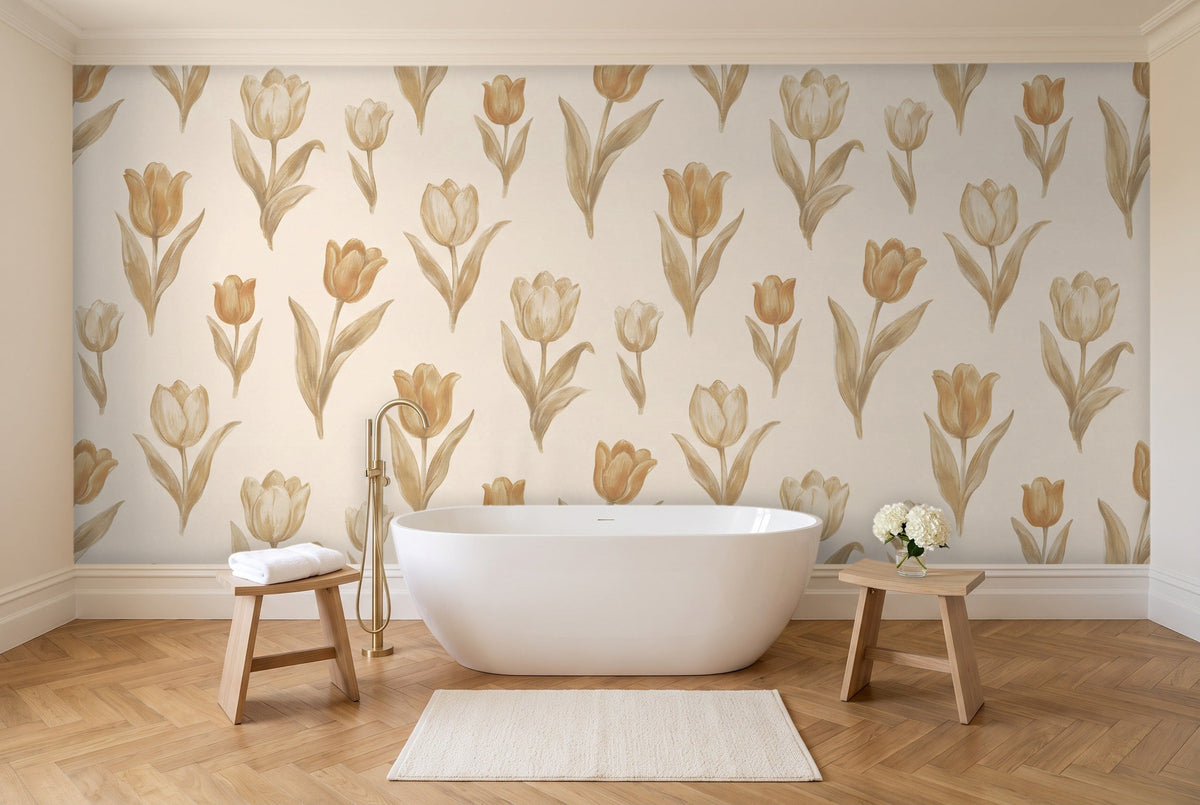Keukenhof, Ochre in a bathroom
