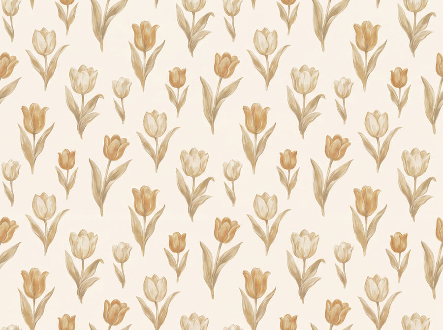 Keukenhof, Ochre, preview of the area printed on your wall