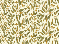 Olive Eucalyptus Botanical Mural design