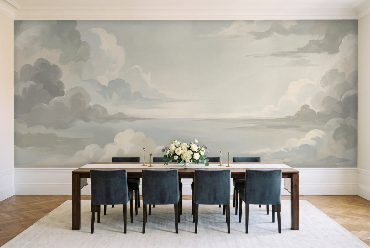 Celeste, Sage in a dining room