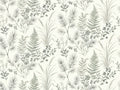 Sage Forest Botanical Mural