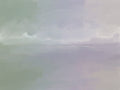 Sage Gradient Abstract Mural
