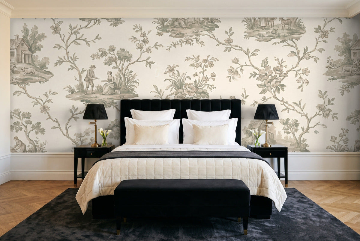 Jouy, Sage in a bedroom