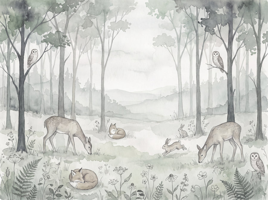 Thicket, Sage, preview of the area printed on your wall