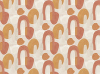 Terracotta Arch Abstract Mural design