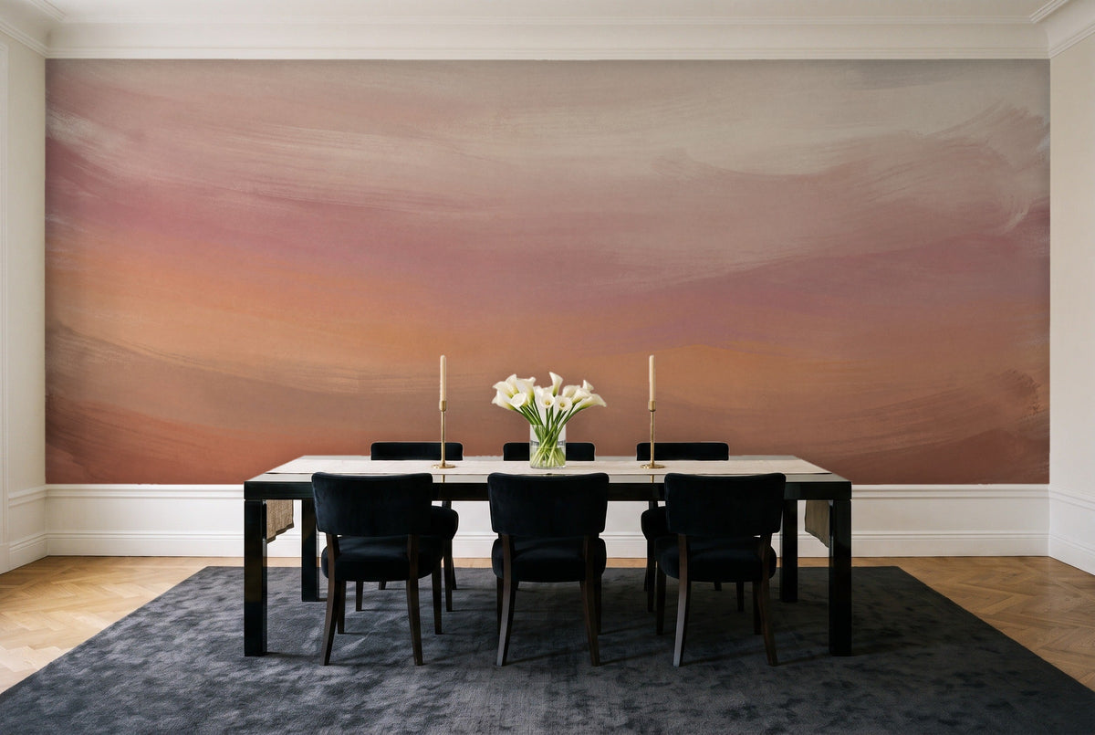 Alpenglow, Terracotta in a dining room