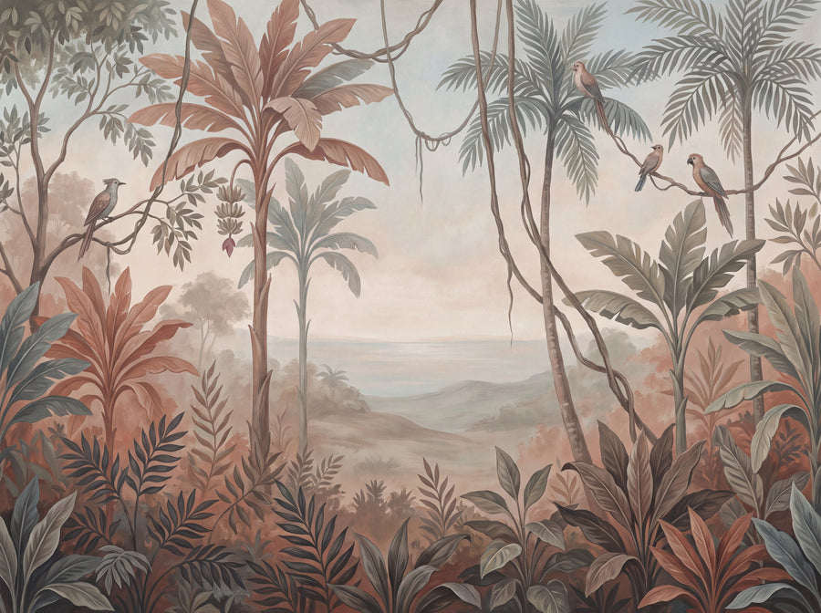 Kinshasa, Terracotta, preview of the area printed on your wall