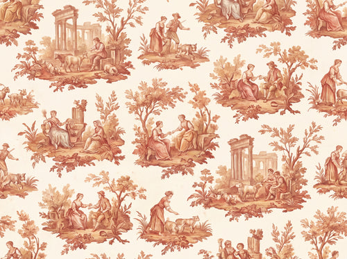 Arles, Terracotta sample on the real paper