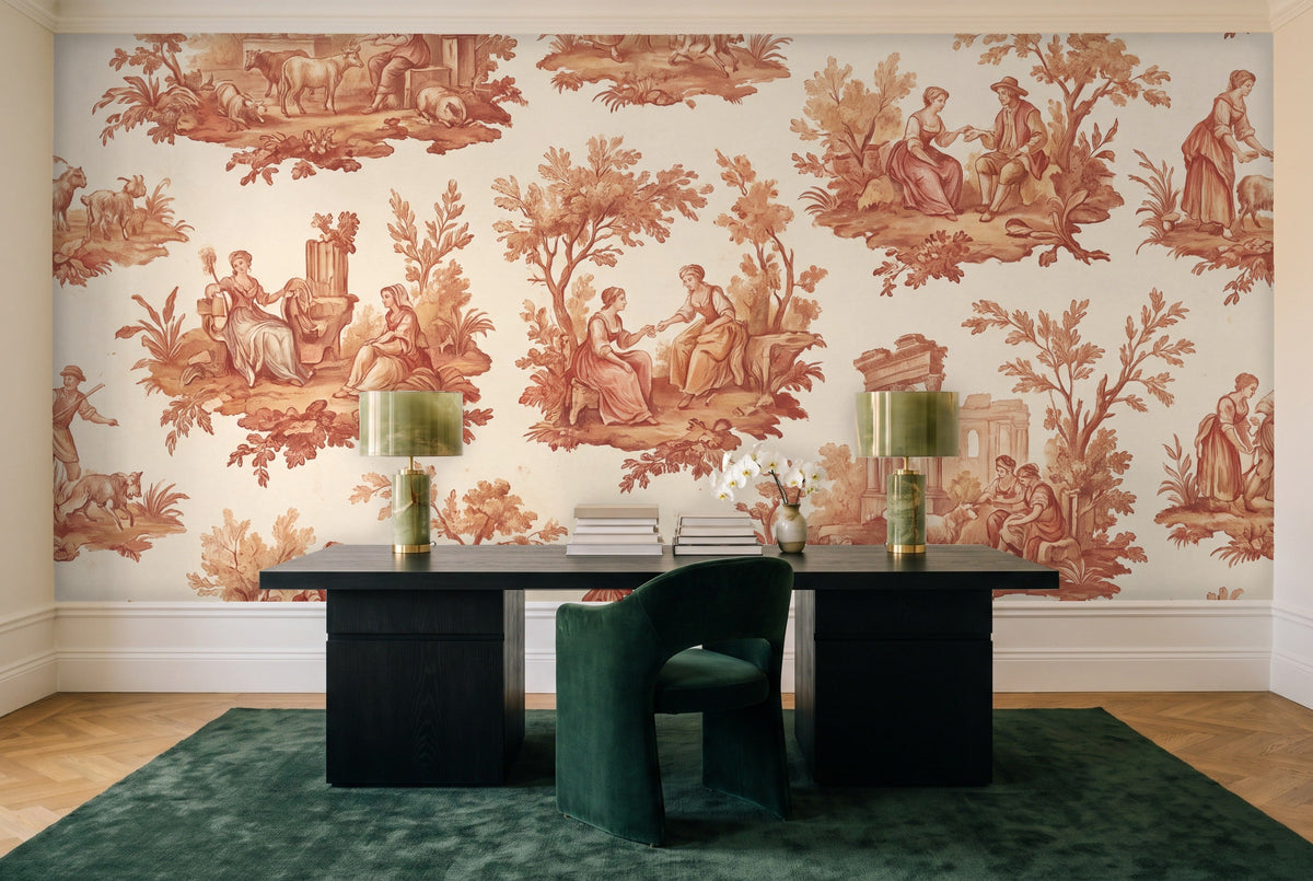 Arles, Terracotta in a home office