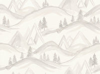 White Mountain Landscape Mural design