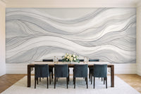 Billow, Pearl in a dining room